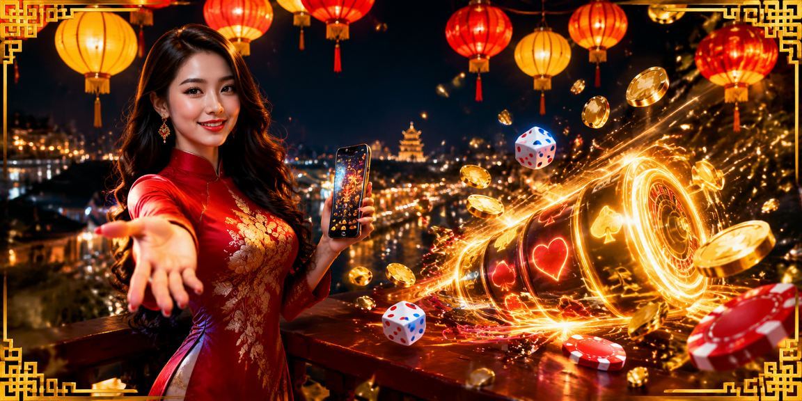 Người dùng xem tỷ lệ kèo bóng đá tại chợ đêm Huế trên điện thoại di động