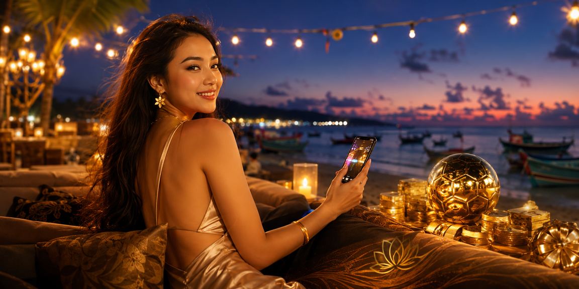 Cổ động viên bóng đá xem trận đấu và đặt kèo tại bãi biển Mũi Né, Bình Thuận